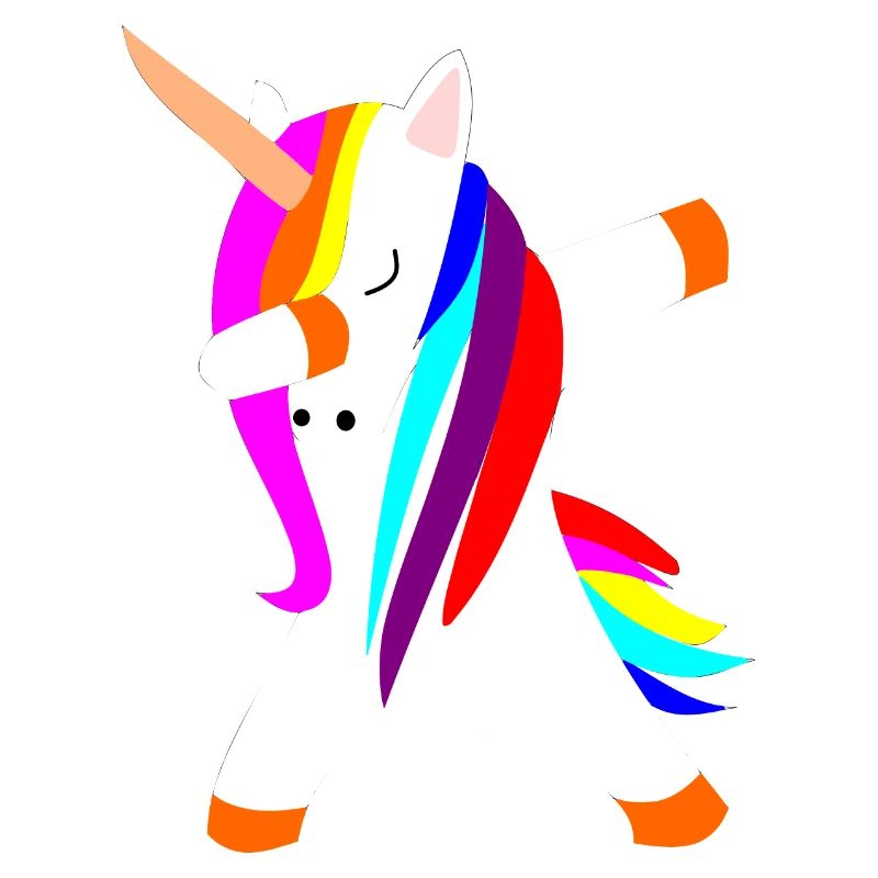 dabbing unicorn Einhorn
