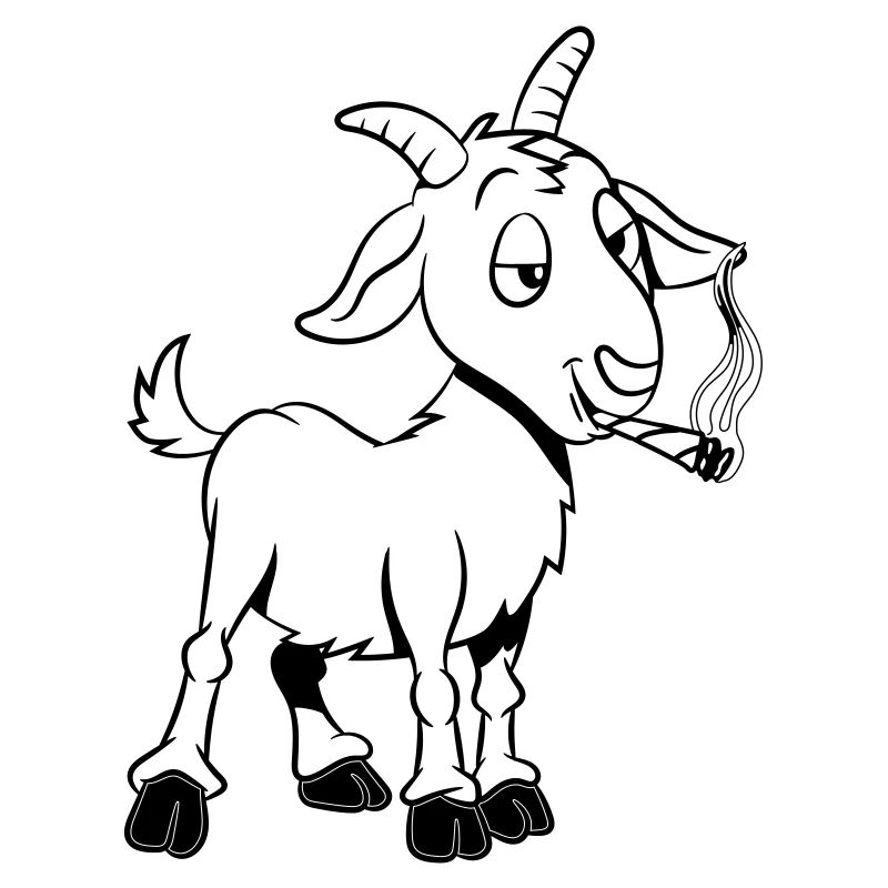Goat kiffen joint