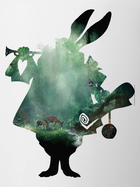 Rabbit and wood