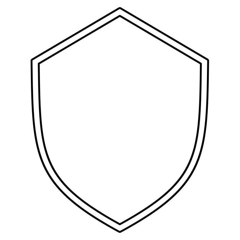 Blason vide bouclier