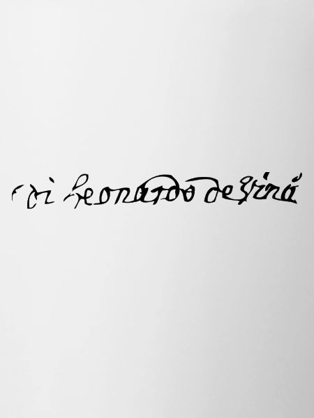 Leonardo da Vinci - Signature