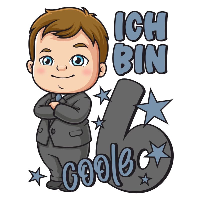 6. Geburtstag Junge 6 Jahre Jungs Ich bin coole 6