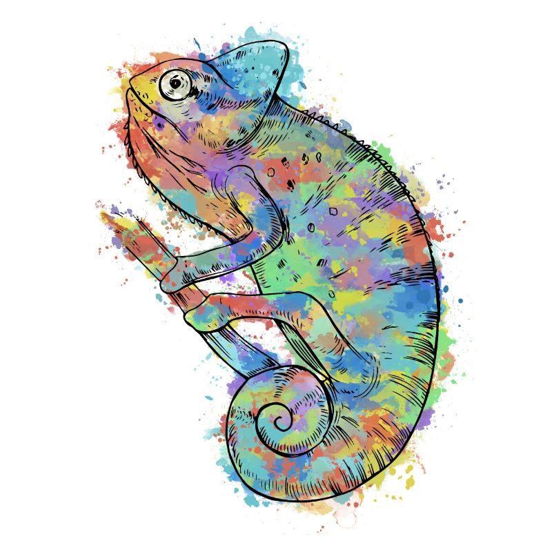 Caméléon Chameleon Reptile coloré