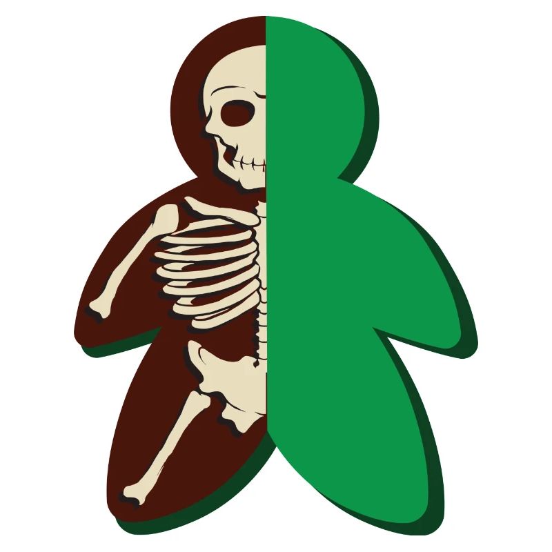 Character Pöppel Skeleton Green