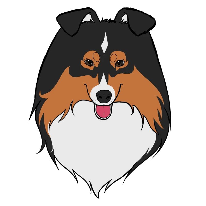 Sheltie black trio