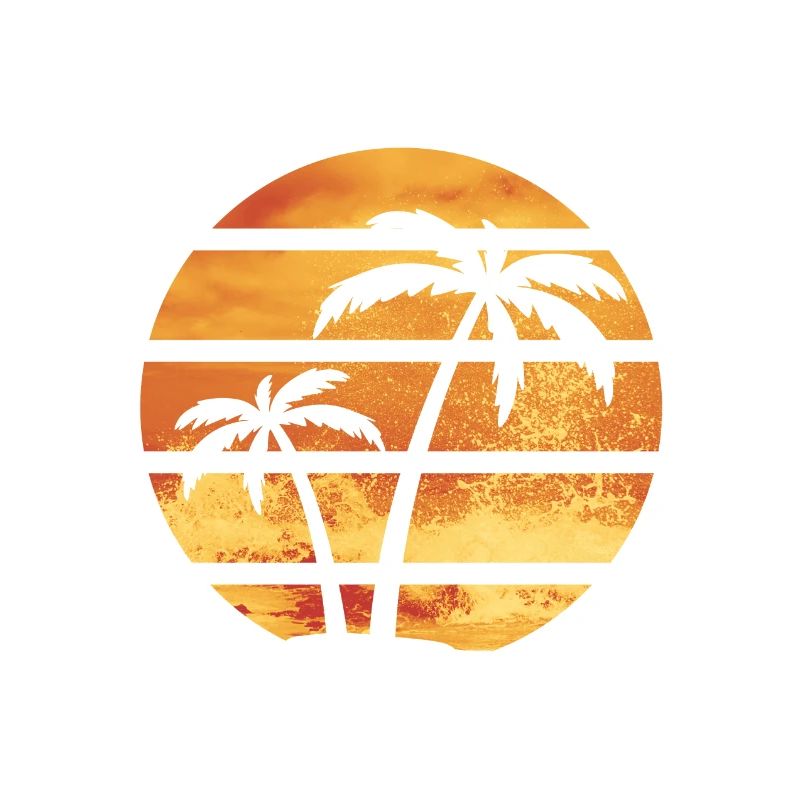 Mallorca Summer Sun Beach Sea Palms Party