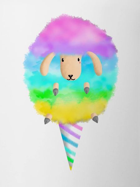 Cotton Candy Sheep