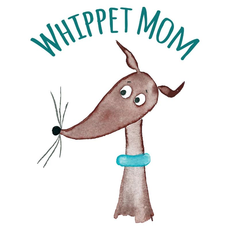 Whippet Mom - whippet brun