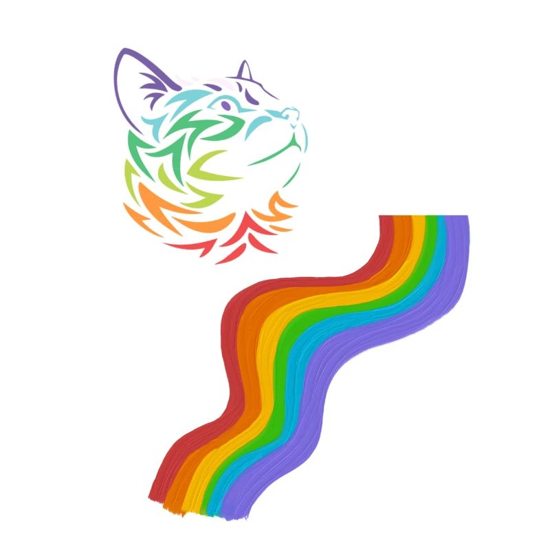 Cat Rainbow