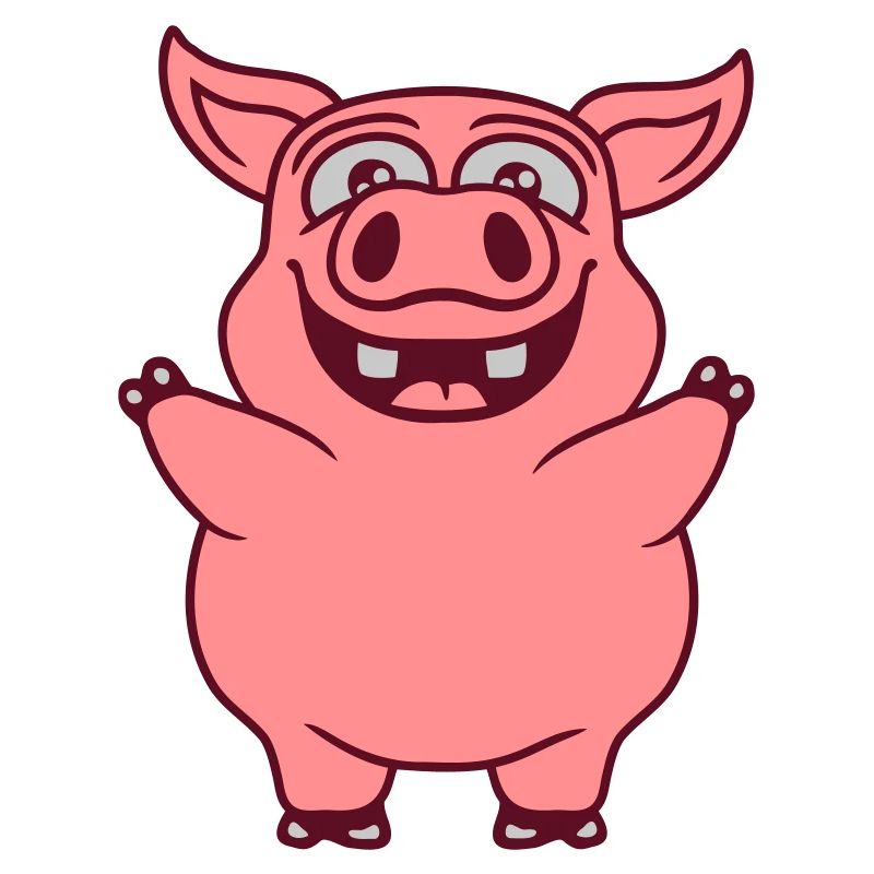 Petite bande dessinée de cochon drôle