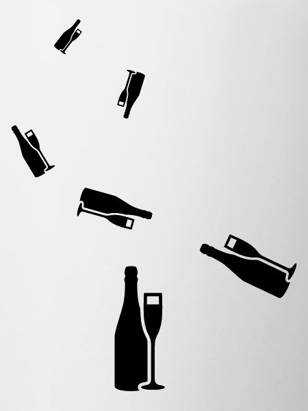 Red wine symbol