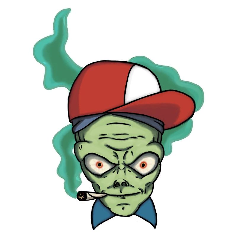 Smoking Alien