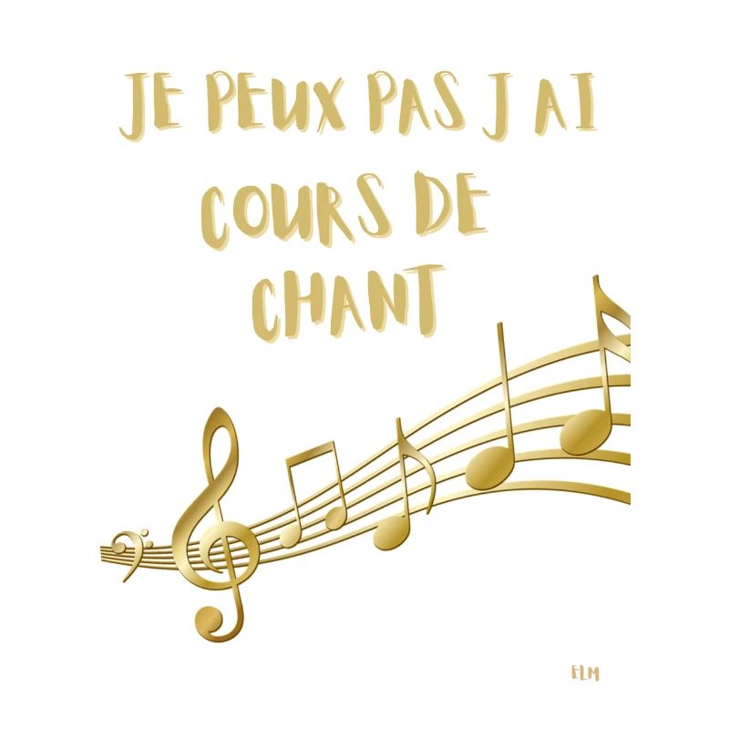 J'ai cours de chant