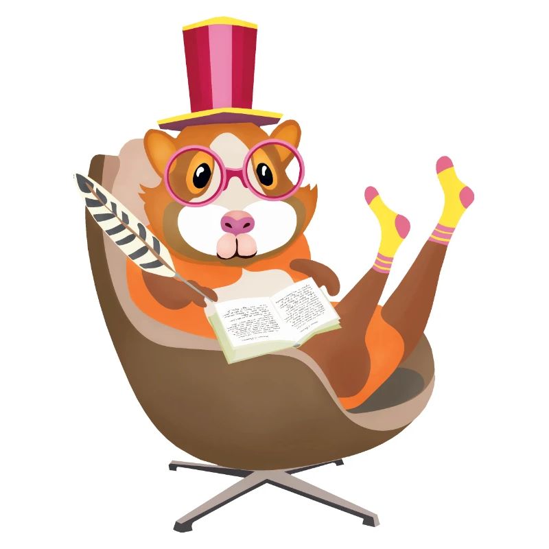 hamster écrivain