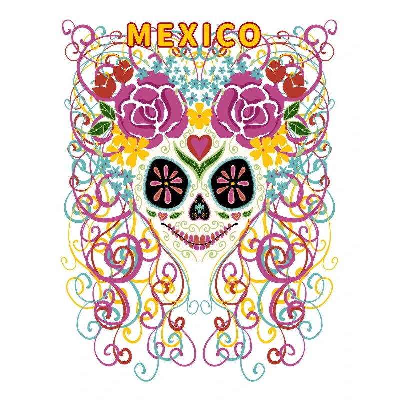 Mexican ART sugar skull