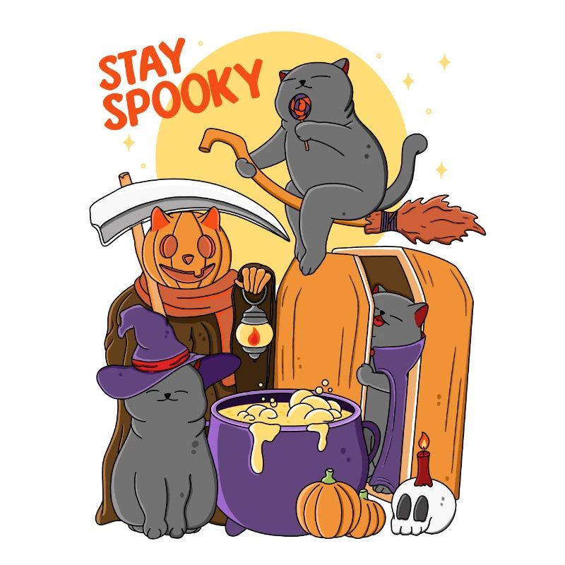 Halloween Spooky Cat
