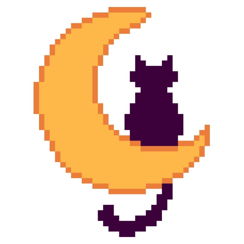 Katze - Mond