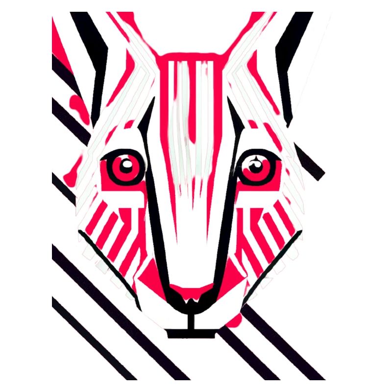 Portrait d’animal Chat Pop-Art Style