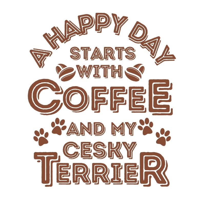 Cesky Terrier Café Chien Café