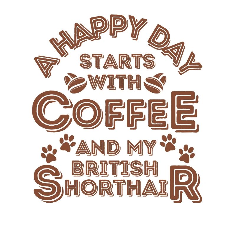 Britisch Kurzhaar Katze Kaffee Cafe