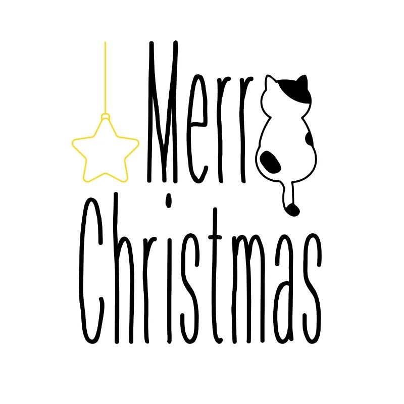 Pfotschaprès Noël - Joyeux Chat de Noël