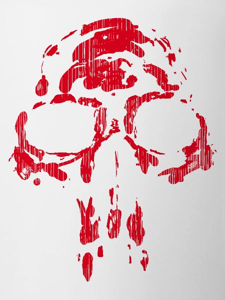 Skull - Neanderthal RED