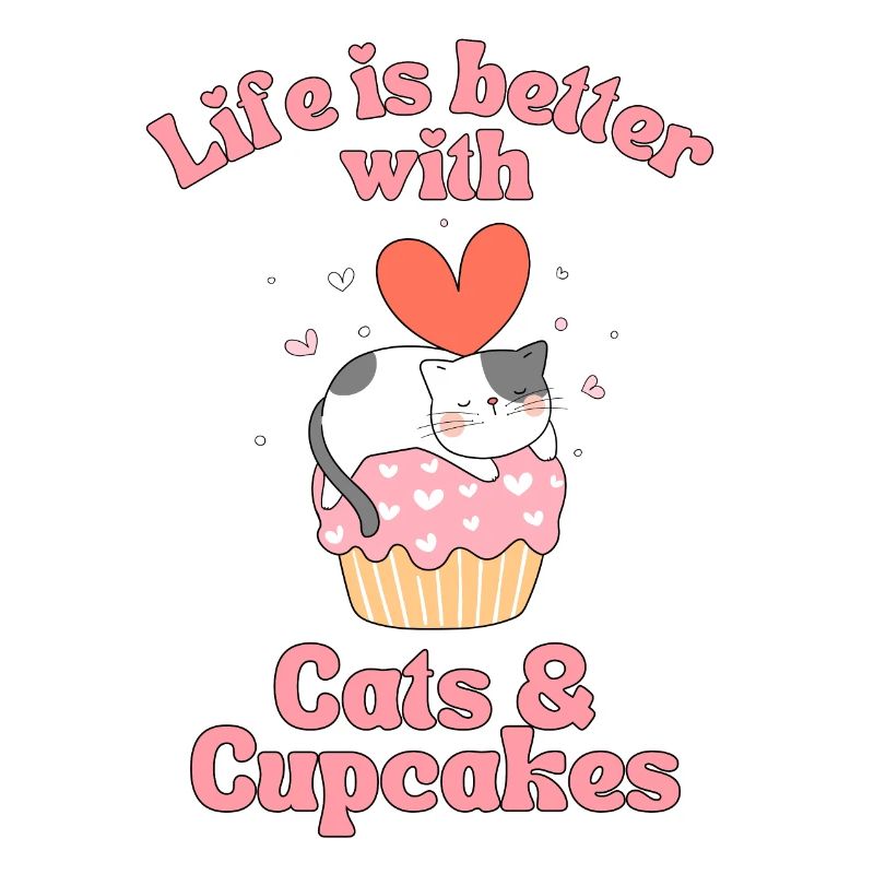Cat Cupcake kawaii Cupcake et Cat Lovers