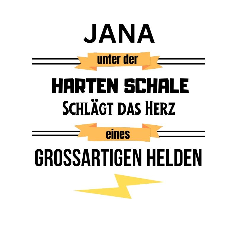Jana unter harte Schale eines Großartigen Helden