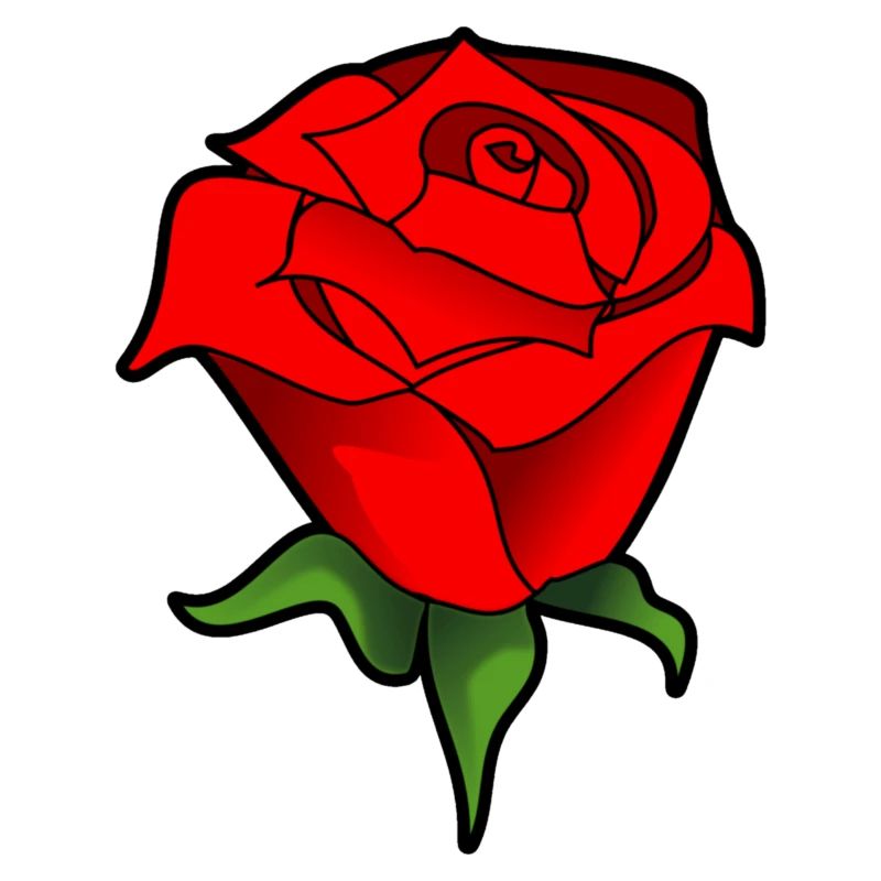 Rose rouge