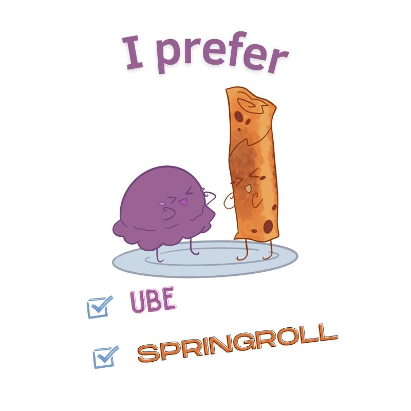 Ube or springroll