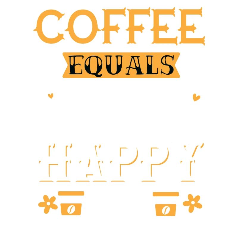 Kaffee bedeutet einen glücklichen Tag