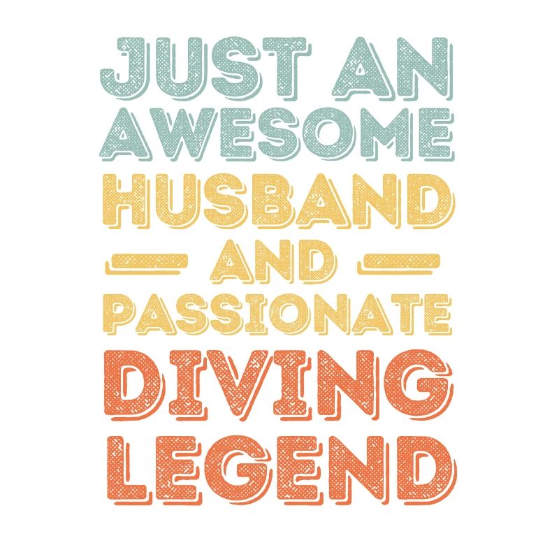 Husband Diving retro