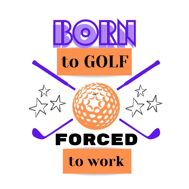 Born to golf forced to work