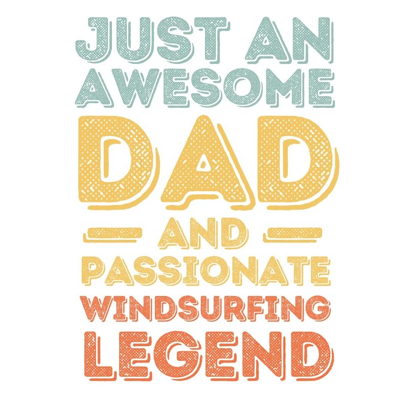 Papa Windsurfen retro