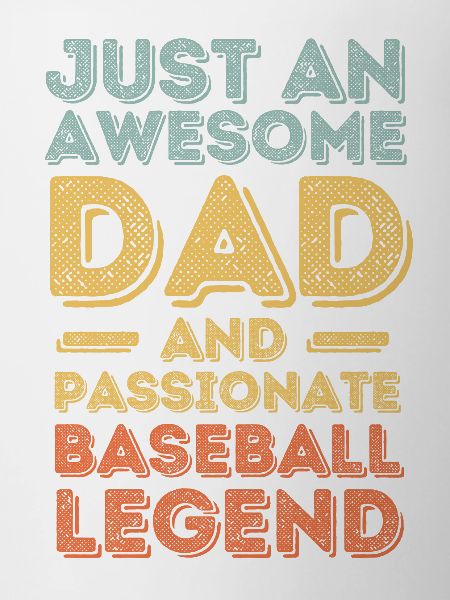 Dad baseball retro