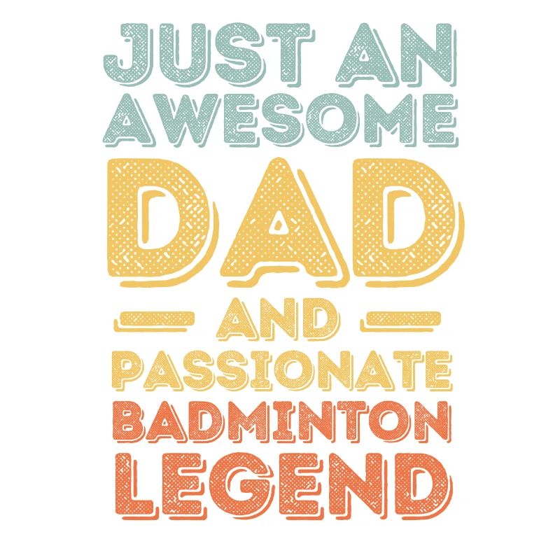 Papa badminton rétro