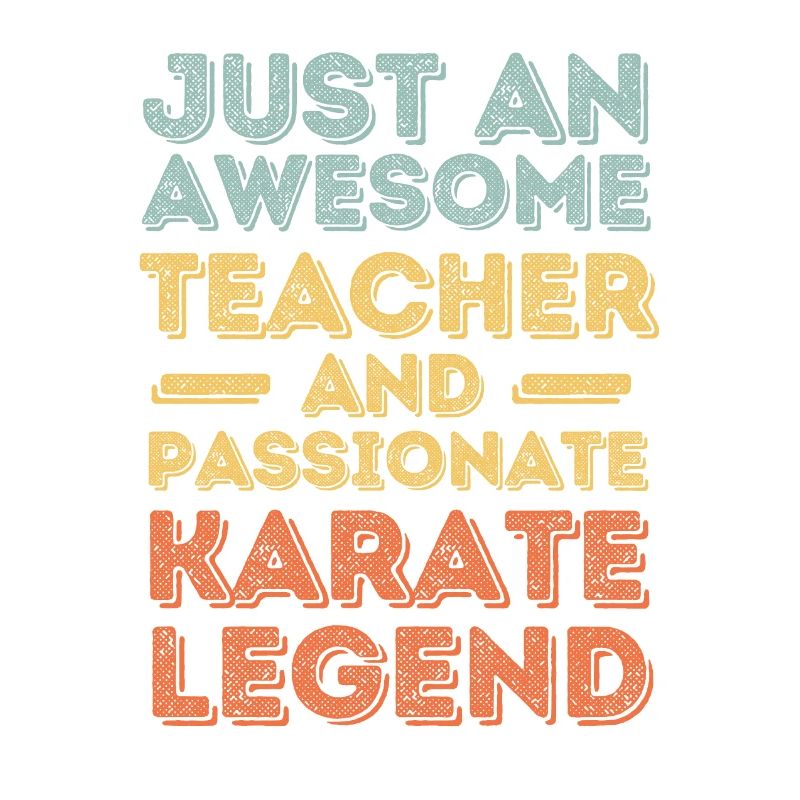 Teacher Karate retro