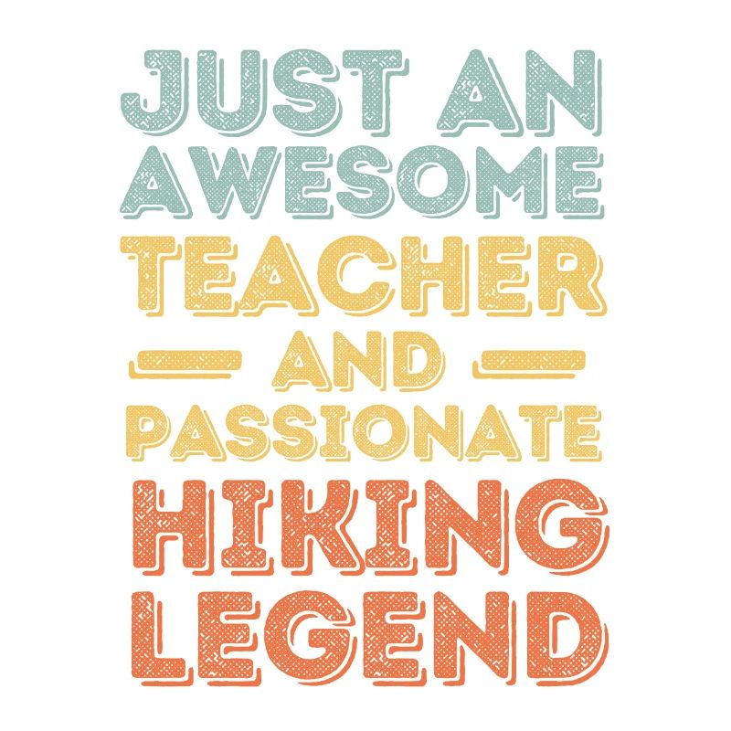 Teachers Hiking retro