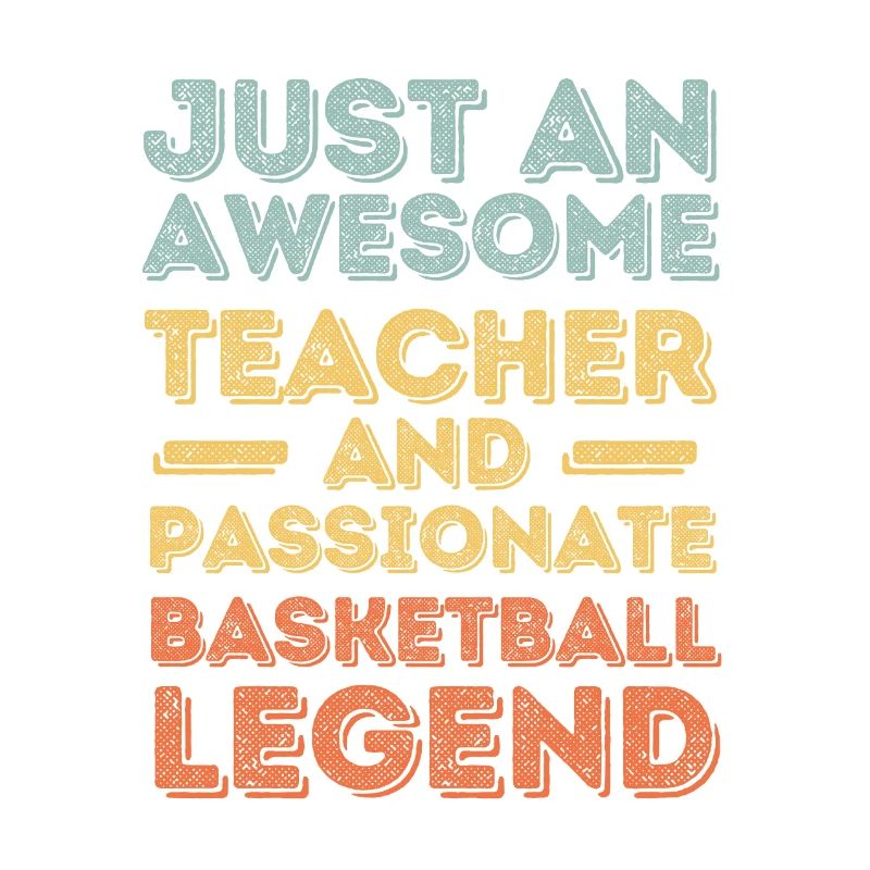 Professeur de basketball rétro