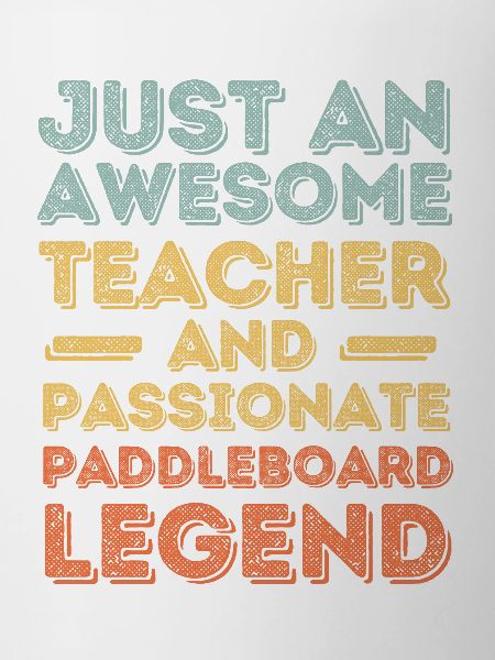 Teacher Paddleboard retro
