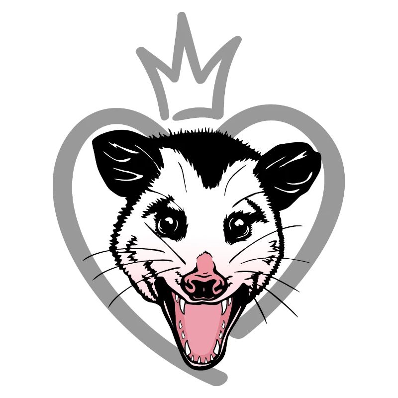 Opossum und Herz