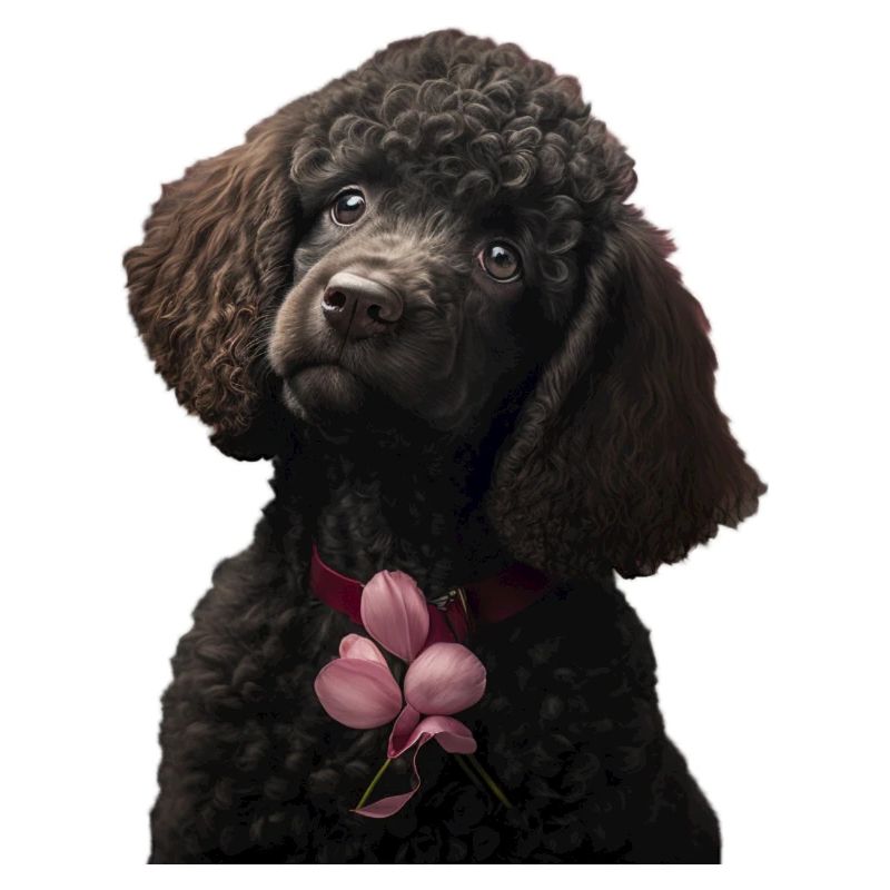 Caniche Saint-Valentin
