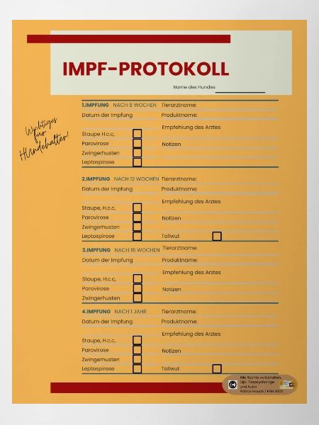 Vaccination protocol