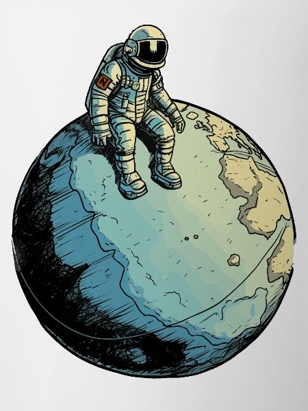 Melancholic astronaut