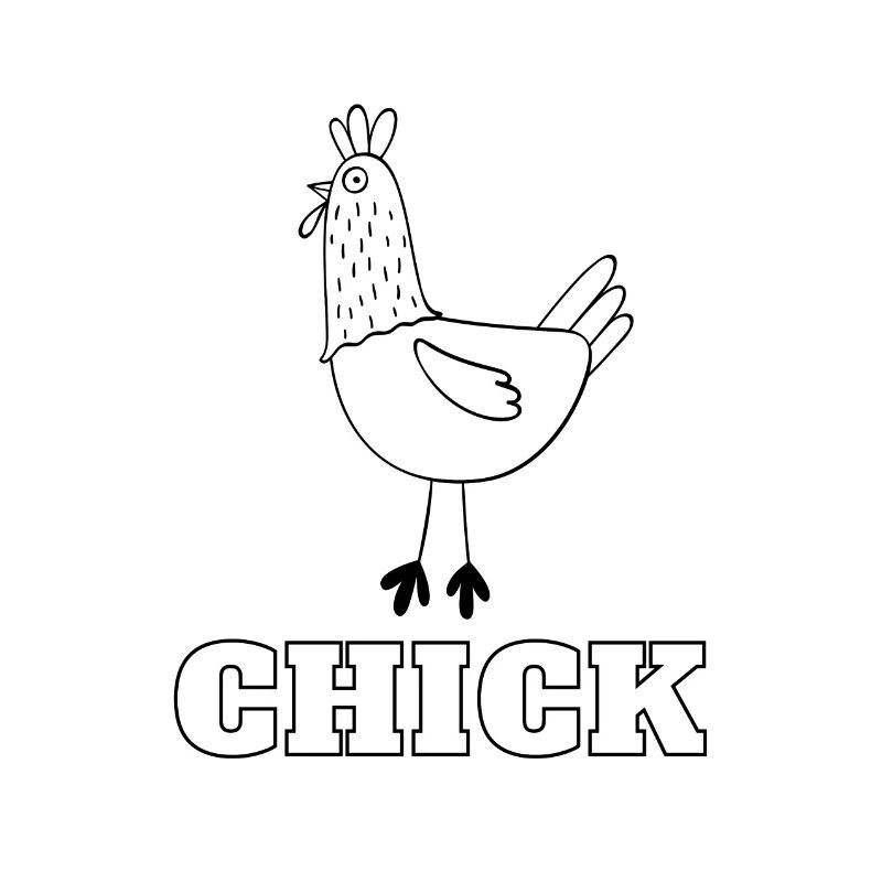Chick for Chicks - T-shirt poussin mignon