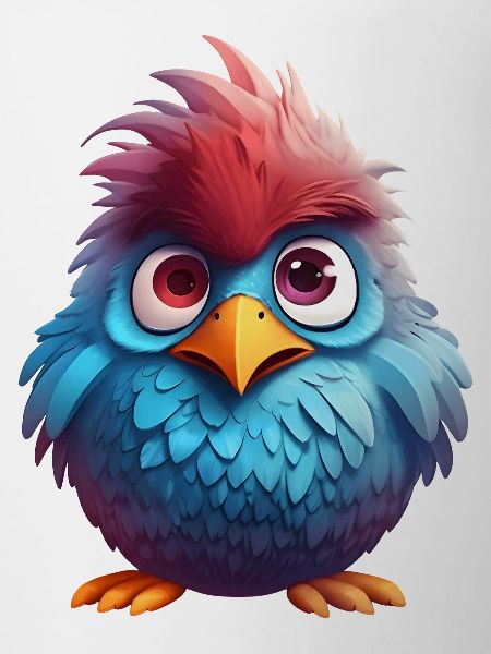 Fluffy Feathered Darling