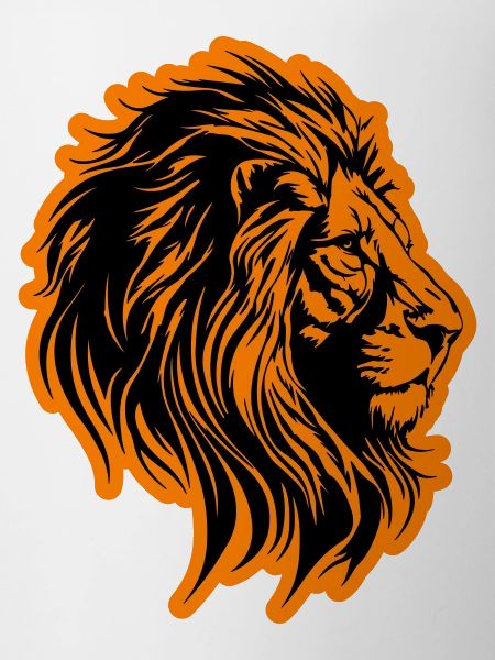 Lion's head symbol lion