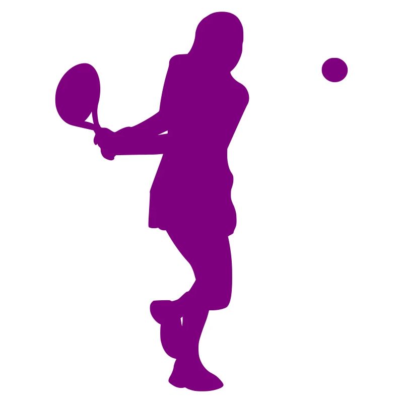 Padel Player Silouhette