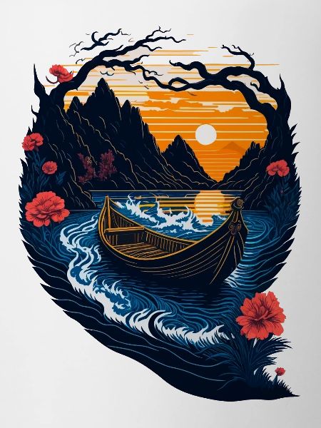 Amazing landscape illustration