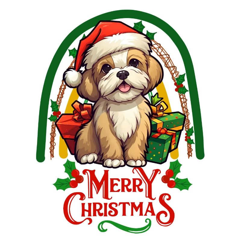 Lhassa Apso Noël
